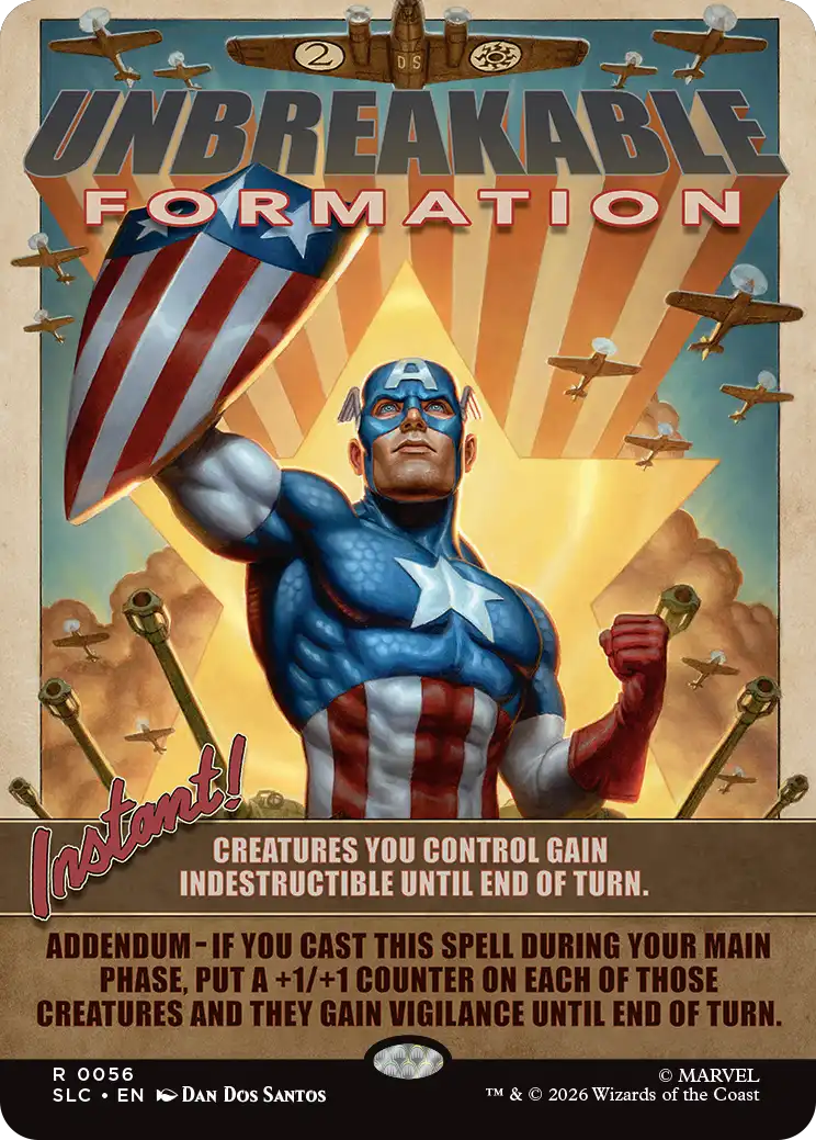 Unbreakable Formation, art by Dan Dos Santos