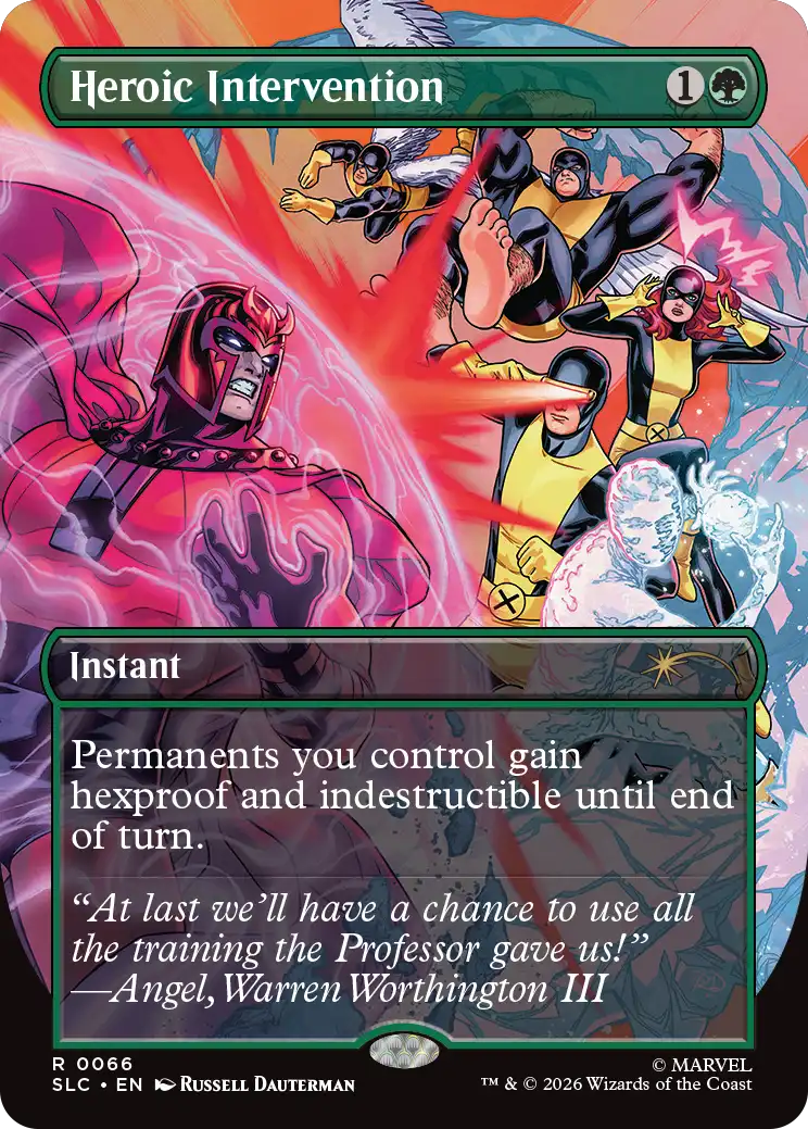 Heroic Intervention, art by Russell Dauterman