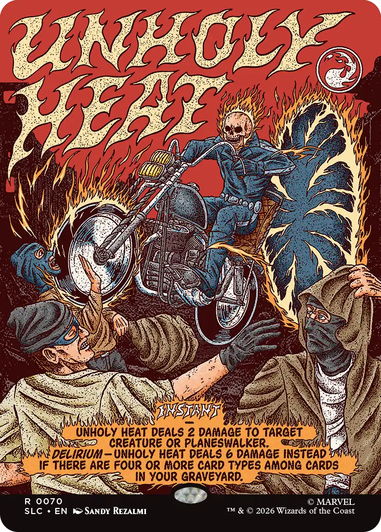Unholy Heat, art by Sandy Rezalmi